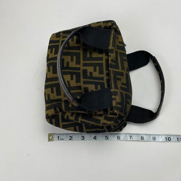 FENDI Zucca Mini Baguette Tote Bag Rare - Picture 13 of 14